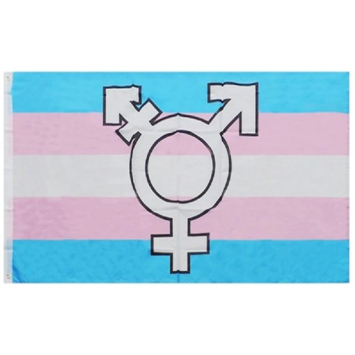 Transkønnet Pride-flag 90 x 150 cm