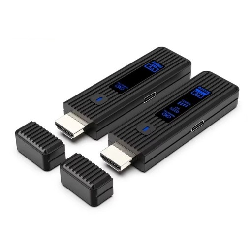 Transmisor y receptor HDMI inalámbrico 1080P TV Stick 50M adaptador compatible para portátil, cámara, monitor, proyector, extensor de señal de forma inalámbrica