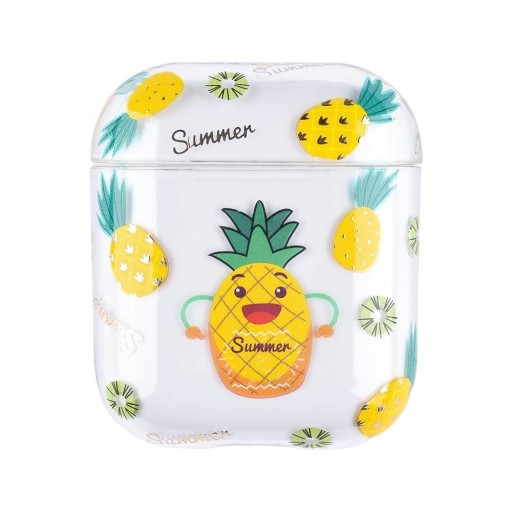 Transparant hoesje met print voor Apple Airpods 1/2 hoesje