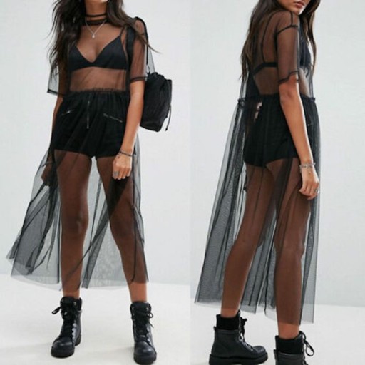 Transparent damekjole A2763