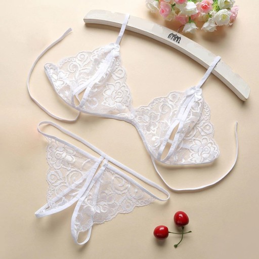 Transparent Lace Lingerie Set J2714