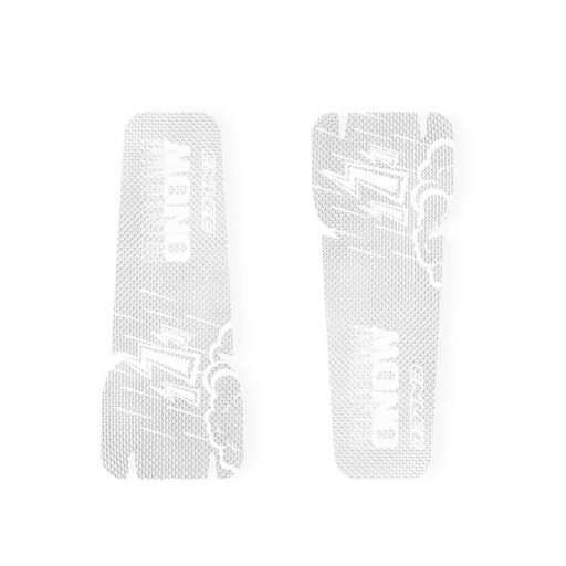 Transparent skyddande cykeldekal 14 x 5,5 x 3,8 cm PVC-film för ram med blixtmotiv Vattentät dekal Reptålig Universal