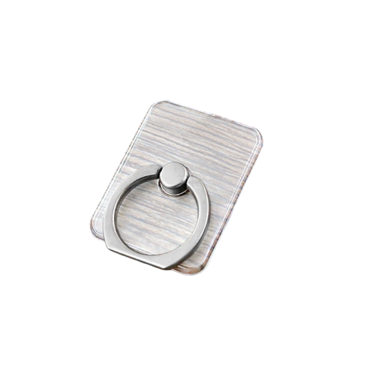 Transparenter Handyhalter mit Ring im rechteckigen Design, Kunststoffständer für das Handy, Ringgriff für bequemes Benutzen des Handys