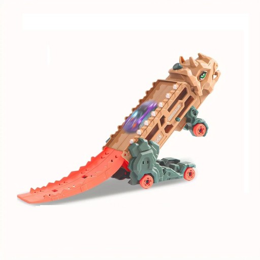 Transport Dinosaur Folding Vehicle Toy for Little Explorers