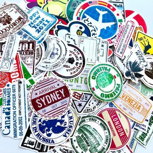 Travel Stickers 60 pcs E191