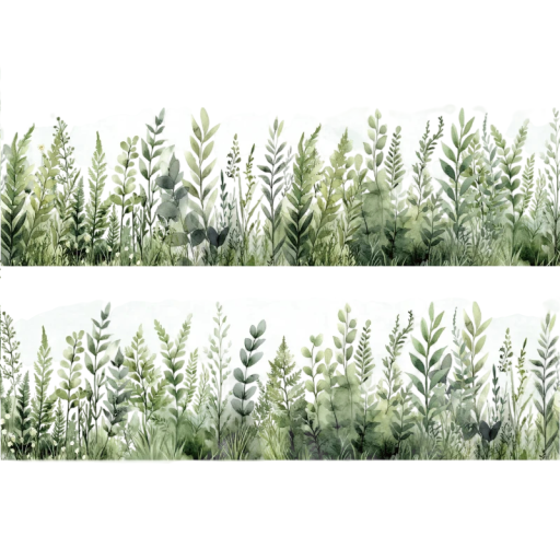 Trávníková páska s listovým motivem 5 cm x 2 m PET zelená pro dekoraci rostlin květináčů scrapbook tvoření a balení