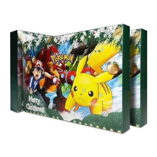 Trendiger Weihnachts-Adventskalender mit Pokemon-Thema