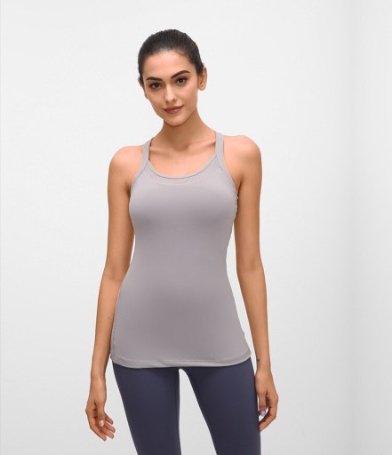 Tricou de damă cu curele încrucișate