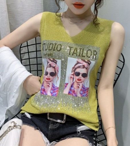 Tricou de damă cu imprimeu A1207