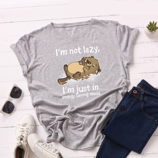 Tricou de damă cu imprimeu amuzant A957