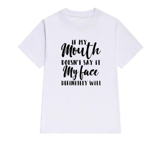 Tricou de damă cu imprimeu amuzant B101