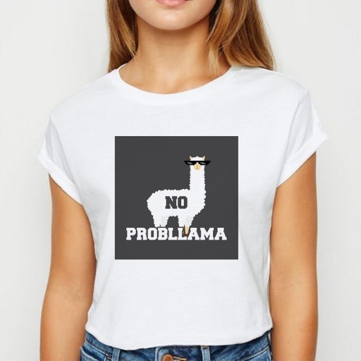 Tricou de damă cu imprimeu animal B352
