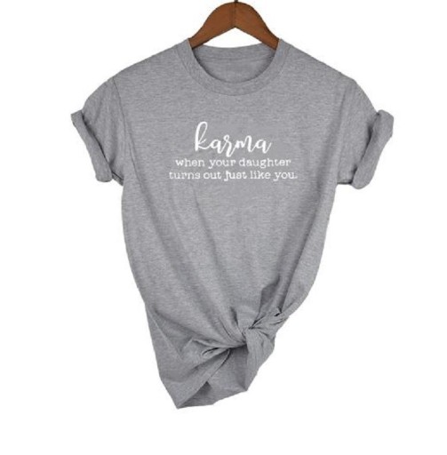 Tricou de dama cu imprimeu karma