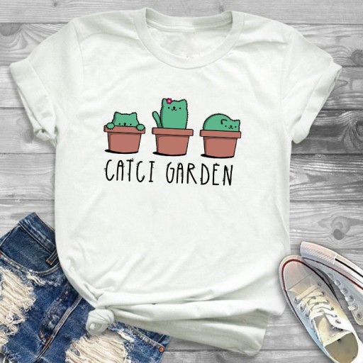 Tricou de damă cu motiv cactus