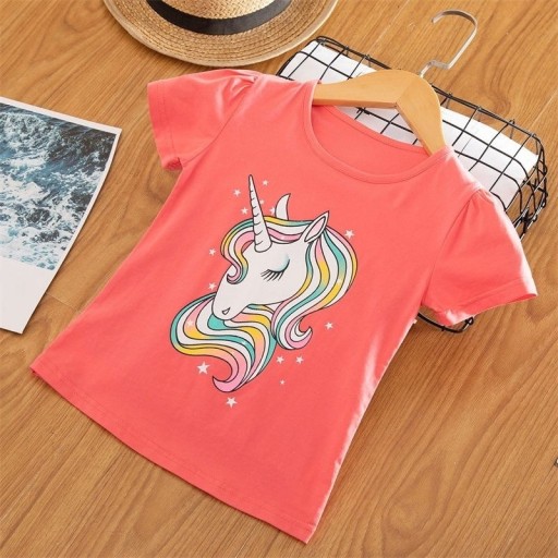 Tricou de fată cu unicorn B1431