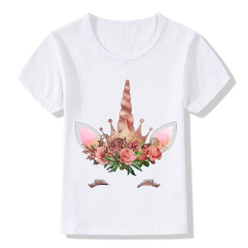 Tricou de fată cu unicorn B1545