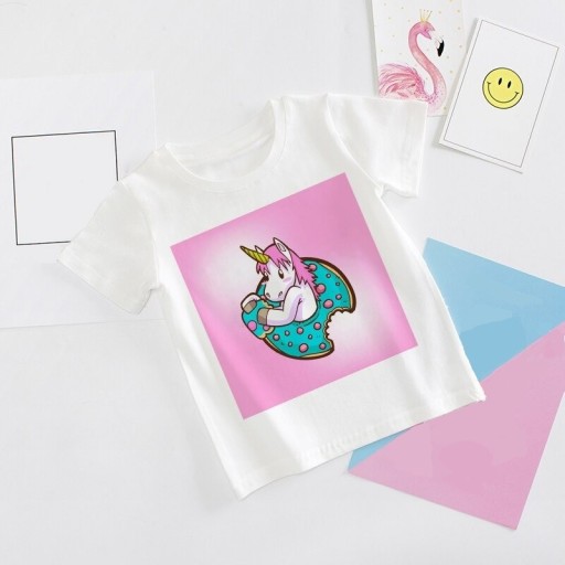 Tricou fetita cu unicorn B1598