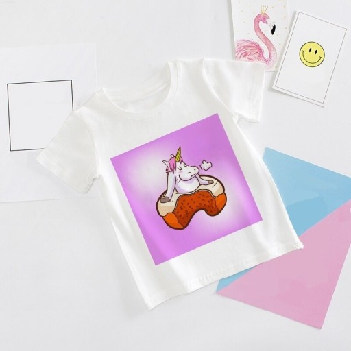 Tricou fetita cu unicorn B1598