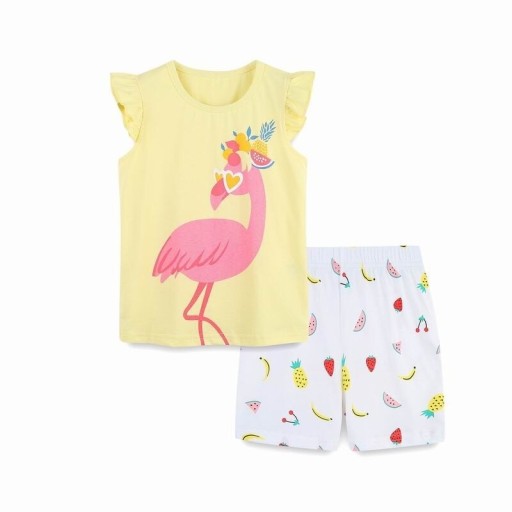 Tricou și pantaloni scurți pentru fete L1699