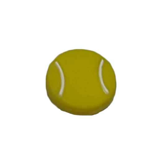 Trillingsdemper voor tennisrackets Ronde siliconen snarenbeschermer met tennisbalontwerp Sportaccessoire voor spelers
