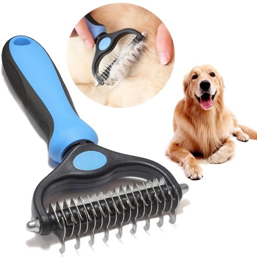 Trimmekam til hunde og katte Udredningskam til hunde og katte Dobbeltsidet udredningskam 17 x 7 cm