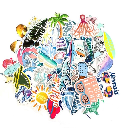 Tropical Stickers 50 pcs