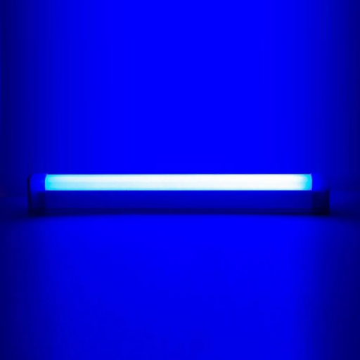 Tub colorat de lumină albastră 32 cm USB Iluminat decorativ pentru interioare Iluminat LED modern Iluminat tub albastru Alimentat prin USB