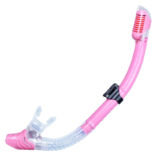 Tuba de plongée avec soupape d'air Matériau PC TPR silicone Embout confortable Respiration sécurisée Sports aquatiques Natation Plongée