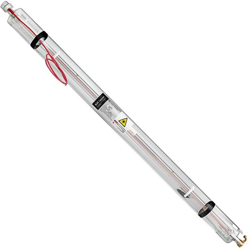 Tubazione laser 60W 1000 mm vetro borosilicato trasparente CO2 laser per incisione e taglio acrilico legno pelle tessuto