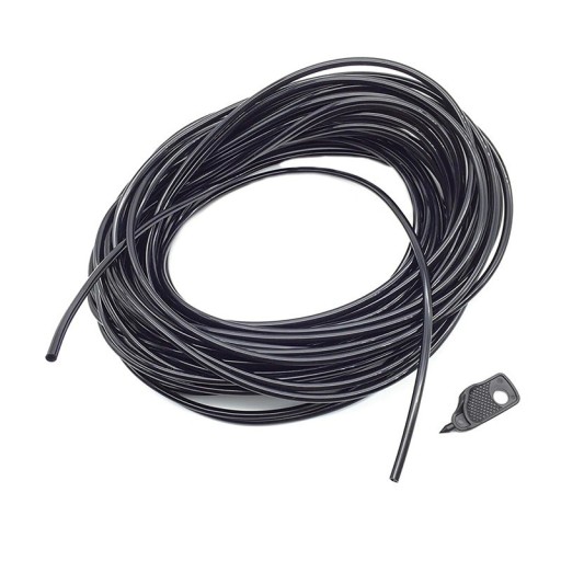 Tubo di irrigazione da giardino 20 m PVC 3 5 mm con perforatore per irrigazione a goccia delle piante di serre, aiuole, fiori e vasi