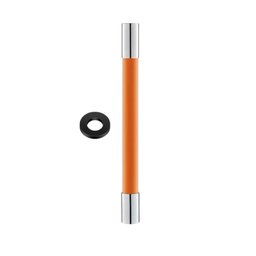 Tubo extensible flexible de 50 cm para grifo de agua con protección contra salpicaduras, uso universal en cocina y baño