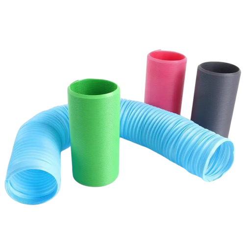 Túnel telescópico para roedores 10 x 20–100 cm Túnel flexible y extensible de PP para hámsters, ratas y cobayas Ejercicio y diversión