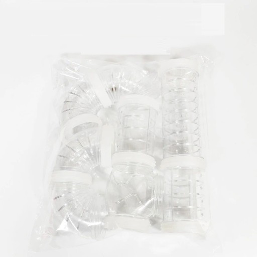 Tunnel pieghevole in plastica per roditori