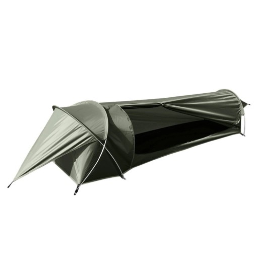 Tunnel Tent Voor Eén Persoon Waterdicht 230 x 76 x 66 cm Polyester en Oxford Stof Aluminium Stokken Groen Voor Kamperen en Toerisme