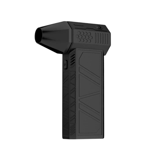 Turbo-blæser med støvsuger 130000 o/min, børsteløs motor, håndblæser, 3 hastigheder, USB, 2x 3000mAh batterier