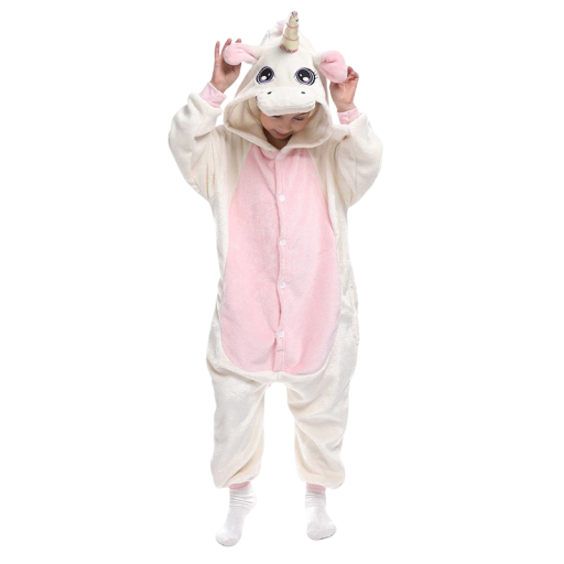 Tuta da bambina unicorno con ali