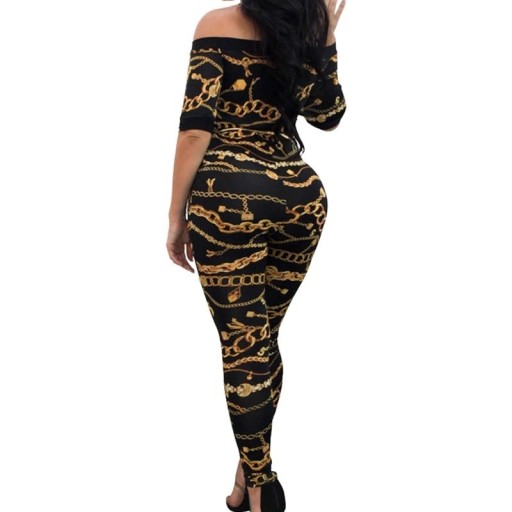 Tuta da donna con catene