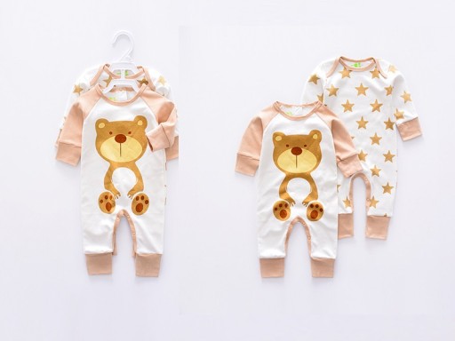 Tutina per neonati con orsetto - 2 pezzi