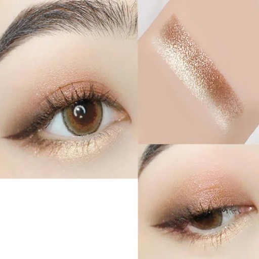 Tvåfärgad skimrande creme shadow Cream shadow stick Vattentät