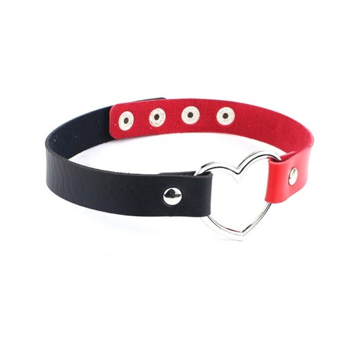 Tvåfärgat bandhalsband för kvinnor