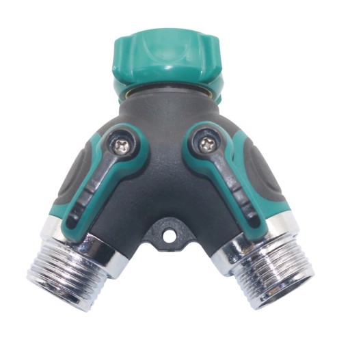 Two-Way Valve for Garden Hoses