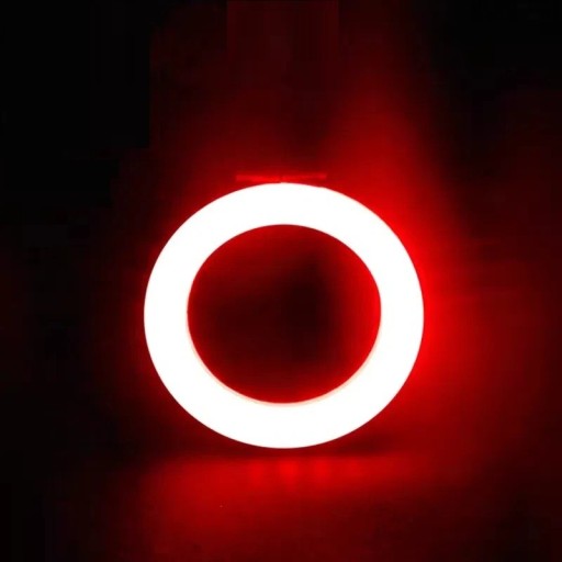Tylna lampa rowerowa COB LED w kształcie koła, 10 lumenów, ładowanie przez USB, 5 trybów oświetlenia, wodoodporność IPX2, długa żywotność baterii