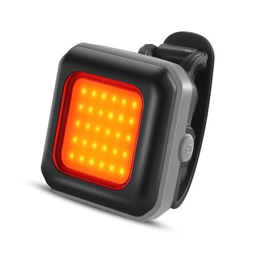 Tylne światło rowerowe 4 x 4 x 1,8 cm COB LED 50 lm Ładowarka USB-C Wodoodporna lampa rowerowa IPX45 3 tryby Długotrwała bateria 250 mAh