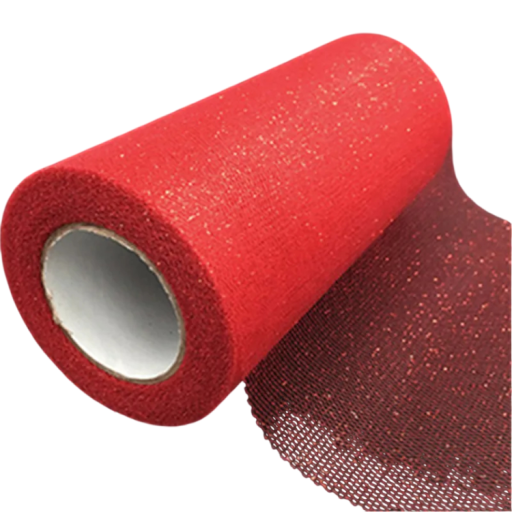 Tylowa tkanina w roli błyszcząca 15 cm x 22 m delikatna dekoracyjna siatka tylowa do dekoracji DIY na urodziny i przyjęcia dla dzieci