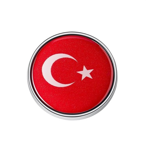 Tyrkisk flag bilklistermærke
