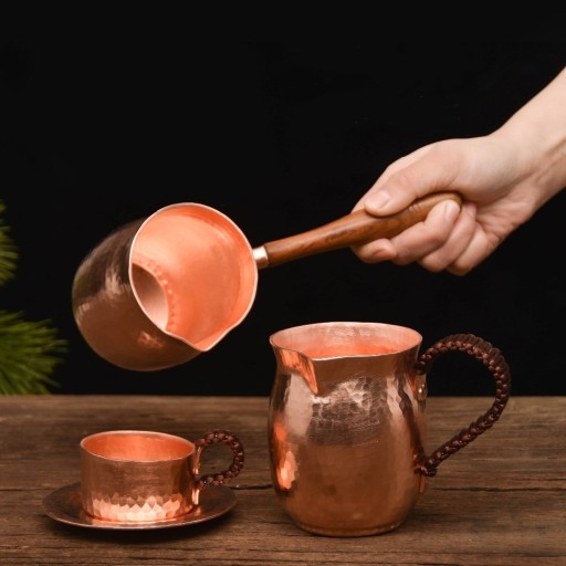 Tyrkisk kaffesæt 4 dele