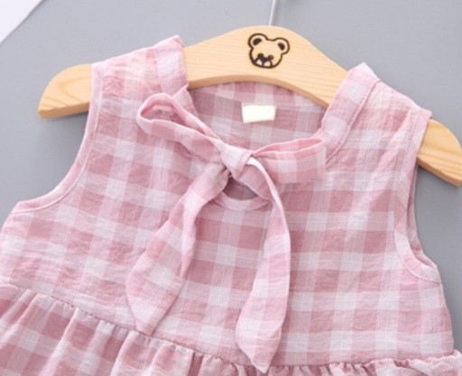 Tyttöjen ruudullinen mekko N366