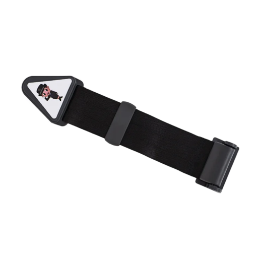 Uchwyt pasa bezpieczeństwa dla dzieci 30 x 6 cm Regulowany ochraniacz klatki piersiowej Komfortowa ochrona podczas jazdy Materiał ABS i poliester