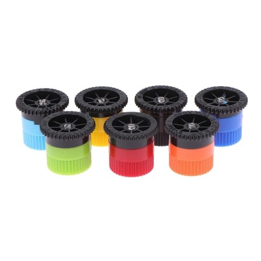 Ugello spruzzatore con angolo regolabile da 0-360° in plastica e acciaio inox con filettatura interna da 1/2 pollice per l'irrigazione del giardino