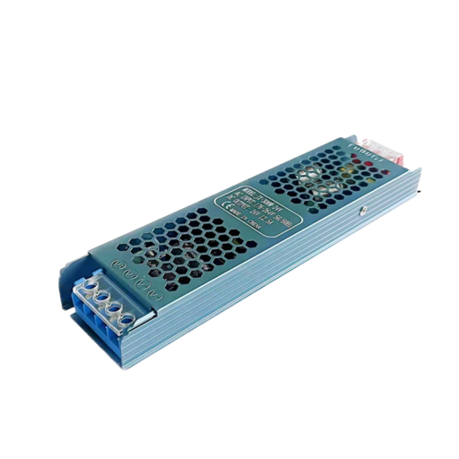 Ultra dunne LED verlichtingstransformator 300W 12,5A DC24V AC176-264V Aluminium behuizing Voeding voor LED-strips 205x50x24mm